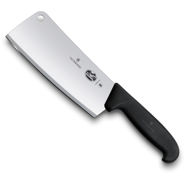 Swiss Army Brands 2023 Victorinox 40590 Kitchen Black Cleaver, 7In X 20.5In, 1 Lb. Restaurant VIC-5.4003.18 - main